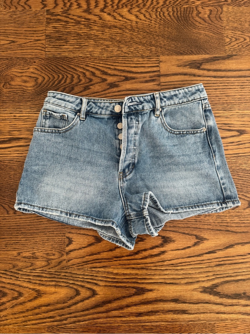Pacsun High-Waist Light Blue Denim Shorts for Women